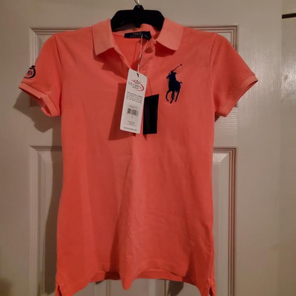 NWT Ralph Lauren Coral Polo Shirt